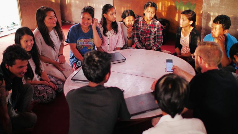A rural classroom, representing the communities WiseMind Hub serves